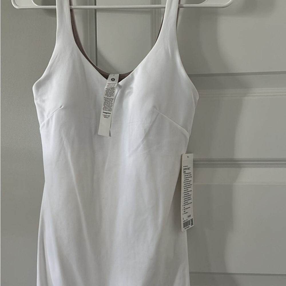 lululemon athletica White Align Dress size 6 With built in pockets & Shorts - Picture 10 of 10